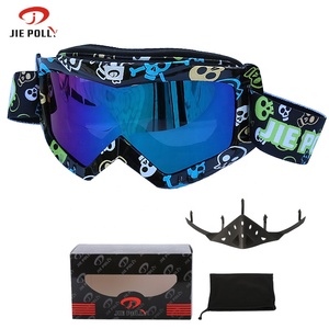 Venta al por mayor logotipo Correa <span class=keywords><strong>gafas</strong></span> de motocicleta Motocross con la nariz De La Guardia - Product Image 5