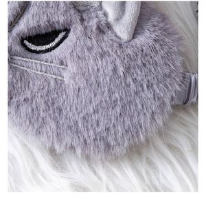 Cute Cat Loose Fitting <b>Light</b> Blocking <b>Sleep</b> Special Cartoon Plush Relieve Fatigue Eye Mask - Product Image 4
