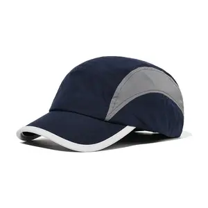 5 Panel Cap Cooling Baseball Cap Curved Brim Hats for Men Quick Dry Hat Classic Jockey Camper Cap UPF50+ Sun Hats