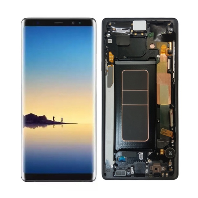 Afficheurs for samsung galaxy Note 8 Pro 9 Sm-n935f N935f 4 5 N920 Note5 Mobile Lcd Display Screen Super Amoled