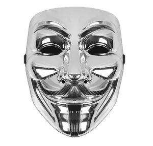 VF For Vendetta Anonymous Guy Fawkes The Mask Halloween Cosplay Masks