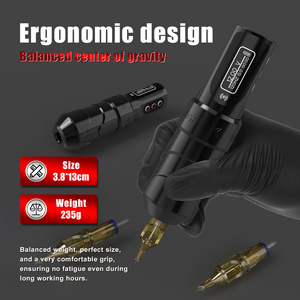 Máquina <span class=keywords><strong>de</strong></span> <span class=keywords><strong>Tatuaje</strong></span> Rotativa Inalámbrica con Motor sin Núcleo, Carrera <span class=keywords><strong>de</strong></span> 4mm, Pistola Recargable con Dos Baterías <span class=keywords><strong>de</strong></span> 2000mAh - Product Image 2