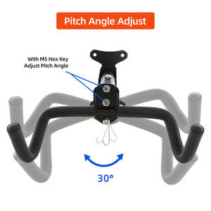 <span class=keywords><strong>Support</strong></span> de stationnement pour vélo de route VTT <span class=keywords><strong>mural</strong></span> en alliage d'aluminium noir, <span class=keywords><strong>support</strong></span> de vélo pour enfants, scooter, <span class=keywords><strong>crochet</strong></span> de vélo réglable, pliable - Product Image 2