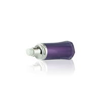 Flacon pompe vide en acrylique de luxe pour cosmétiques, emballage 30ml 60ml 100ml, double paroi, sérigraphie OEM