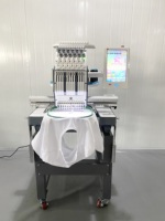 Mini machine à broder numérique à plat avec configuration multi-aiguilles pour la création de monogrammes sur serviettes et tissus cadeaux pour ateliers de démarrage