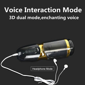 GF-Electric Vibrations Masturbateur masculin automatique à piston rotatif aspirant, gobelet à vagin artificiel, vraie chatte, jouets sexuels pour hommes - Product Image 3