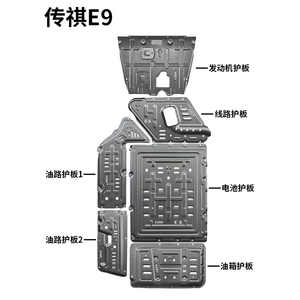 แผ่นกันลื่นสำหรับป้องกันเครื่องยนต์ BZ3X BZ4X GAC Trumpchi S7ไฮบริด S9 empow emkoo GS3 GS8 M8 E8 E9 - Product Image 5