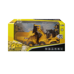 Camión volquete de radiocontrol de 9CH para niños a escala 1:24, vehículo de construcción de ingeniería, excavadora Rc de juguete a la venta - Product Image 6