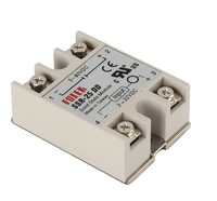Relais à semi-conducteurs monophasé SSR-40DV 40A pour régulateur de tension 175-250VAC