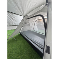 Tente de camping imperméable à double porte, ultralégère, pour 2 personnes, randonnée pédestre, équipement de plein air, abri en aluminium