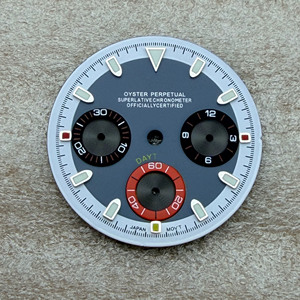 Quadrante in Acciaio Inossidabile Multifunzione Impermeabile da 29,5mm con Lume Verde per Modifica Orologio VK63 - Product Image 5