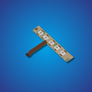 Tùy chỉnh-thực hiện <span class=keywords><strong>Silicone</strong></span> cao su FPC với kim loại dome màng chuyển đổi cho bàn phím máy tính và bàn phím - Product Image 3