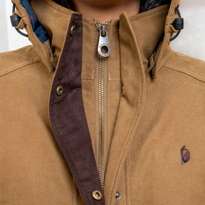 Giacca da <span class=keywords><strong>Equitazione</strong></span> Lunga <span class=keywords><strong>per</strong></span> Donna in Pelle e Rete Impermeabile Antivento Personalizzata OEM - Product Image 2