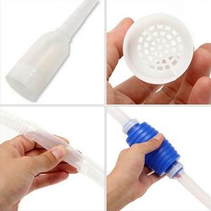 Bomba de Vácuo para Limpeza de Aquário e Tanque de Peixes com Filtro de Água para Cascalho Bomba Sifão Manual e Tubo para Troca de Água - Product Image 4