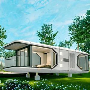 Villa mobile <span class=keywords><strong>de</strong></span> luxe <span class=keywords><strong>à</strong></span> <span class=keywords><strong>service</strong></span> unique Maison <span class=keywords><strong>de</strong></span> capsule spatiale en acier préfabriquée Sleeping Pod contre <span class=keywords><strong>la</strong></span> Corée du Sud Petite maison intelligente - Product Image 3