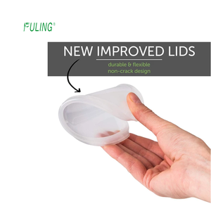 Contenitori/Vaschette <span class=keywords><strong>in</strong></span> Plastica PP per Alimenti da 8, 12, 16, 24, 32 oz, Traslucidi, per Uso Alimentare, con Coperchi Ermetici - Product Image 2