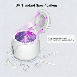 Limpiador Dental Ultrasónico Portátil para el Hogar, Máquina Alineadora de Dentaduras Postizas, Limpiador Vibratorio Ultrasónico a Prueba de Agua - Product Image 6