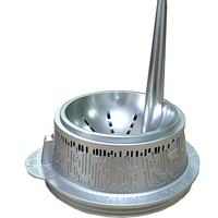 Service d'usinage OEM 5 axes CNC pièces en aluminium polissage miroir Service d'usinage anodisé argent métal tournant Prototype rapide