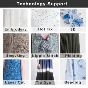 Uno Stop produttore Custom Design servizio elegante Casual vacanza vestiti lavabili abiti per le donne - Product Image 2