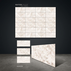 Carreaux muraux en céramique gris brillant Vistaar 300x600mm (12x24, 30x60cm) émaillés numériquement, antidérapants et résistants aux acides pour cuisine et restaurant - Product Image 4