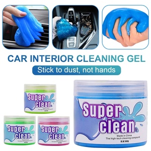 Super limpador de poeira 160g, argila para limpeza de interior de carro, gel de limpeza de poeira, removedor de pó, porção, teclado de massinha, computador, saída de ar - Product Image 2