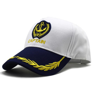 Casquette de capitaine, casquettes de baseball assorties pour capitaine de bateau, nautique, <span class=keywords><strong>marin</strong></span>, marine, chapeaux de fête - Product Image 1