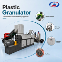 Granulateur monophasé à anneau d'eau 500 kg/h pour ligne de recyclage de films PP PE LDPE HDPE