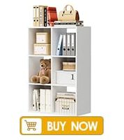 Mobile Contenitore Cubo Minimalista in Legno Bianco, Grande Capacità, Salvaspazio, Durevole, per Soggiorno, Camera da Letto, Sala da Pranzo