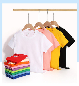 เสื้อยืดเด็กผ้าฝ้ายราคาโรงงานถูก พิมพ์ลายการ์ตูนสัตว์หลากสี เสื้อผ้าเด็กฤดูร้อน - Product Image 4