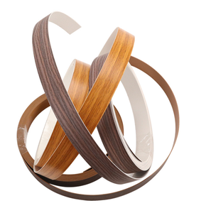 Bande de bordure en <span class=keywords><strong>PVC</strong></span> à grain de bois et de couleur unie, fournie par la Chine, pour meubles - Product Image 4