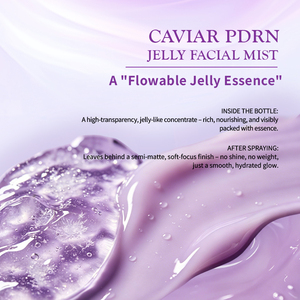 Venta al por mayor: Nueva Bruma Facial Coreana de Caviar PDRN Jelly 50ml - Hidratante, Reparadora, Iluminadora y Reafirmante. Suministro a Granel para Salones de Belleza. - Product Image 4