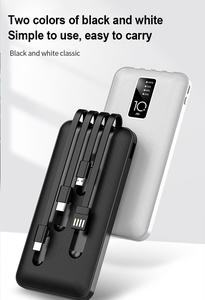 La maggior parte del costo efficace banca di potere portatile 20000Mah con cavo caricatore portatile per iphone Cargador Portatil Powerbank - Product Image 4