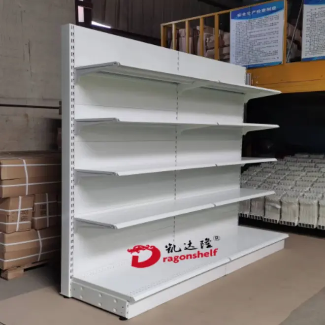 Dragonshelf 20 ans d'usine vente directe de Chine rayonnage de supermarché bonne vente gondole de style asiatique