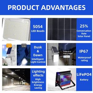 Reflector LED Solar para Carreteras ZY, Ahorro de Energía, ABS, IP67, 100-400W, Impermeable, Luz de Calle - Product Image 3