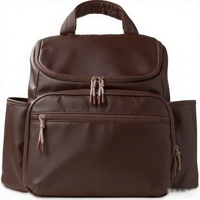 Sac à dos à couches multifonctionnel personnalisé d'usine OEM avec matelas à langer, fixation pour poussette, pochette pour bagages, sac de voyage élégant pour bébé