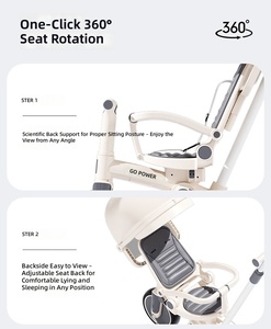Tricycles et vélos à pédales pour enfants de 1 à <span class=keywords><strong>6</strong></span> ans, poussettes, vélos à pédales pour enfants pouvant être utilisés à la poussée, à la conduite ou à l'assise. - Product Image 4