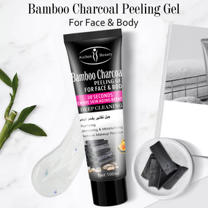 Exfoliante y blanqueador de piel, Gel exfoliante de carbón vegetal con etiqueta privada - Product Image 2