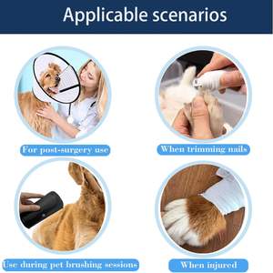 समायोज्य आधुनिक प्लास्टिक पालतू वसूली शंकु कॉलर बेगल डचशंड सर्जरी एलिज़ाबेथ कॉलर काटने से घाव m - Product Image 2