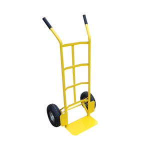 Tiger Cart Two Wheeled Handcart 200kg Capacity Steel Frame Inflatable Wheels Heavy Duty Platform Warehouse Trolley HT1830 - Product Image 4