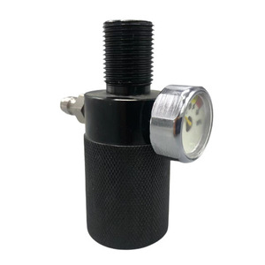 Adaptateur de gonflage de pneus Xinbida 8 mm à connexion rapide mâle avec manomètre pour gonflage rapide au gaz - Product Image 2