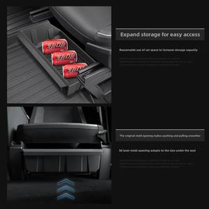 Boîte de rangement sous le siège à tiroirs en TPE Kit de rangement intérieur de luxe pour T-esla Cybertruck - Product Image 2