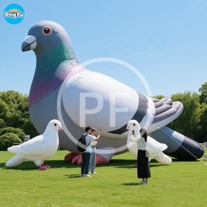 บอลลูนนกพิราบแบบเป่าลมรูปการ์ตูนนกฟีนิกซ์บินได้สำหรับการโฆษณา - Product Image 2