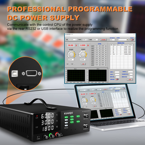 Kuaiqu R-SPS6030S 1800W DC Cung cấp điện năng cao 0-60V/30A OCP/OVP 4 Bộ nhớ nhóm USB/<span class=keywords><strong>RS232</strong></span> bộ mã hóa điều khiển núm cho công nghiệp - Product Image 6