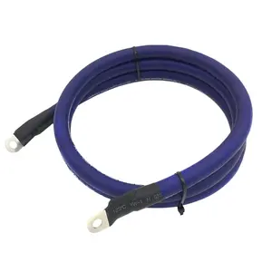 Cable de alimentación de audio para coche, cable de alimentación de alta calidad, super flexible, calibre 1/0, 2, 4, 8 AWG, 100%