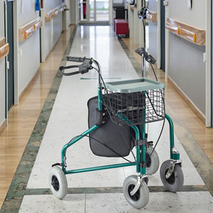 Déambulateur pliable à 3 <span class=keywords><strong>roues</strong></span> en acier à vente chaude pour les achats en plein air pour personnes âgées et handicapées - Product Image 5