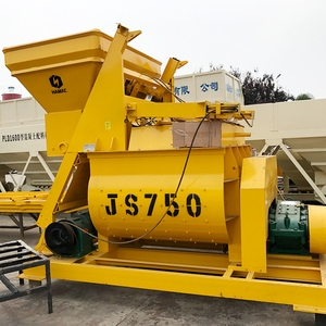 Mezcladora de Concreto Horizontal de Doble Eje JS1000-A, 1m3-5m3, Máquina Dosificadora, Silo de Cemento para Construcción, Planta Dosificadora de Concreto - Product Image 3