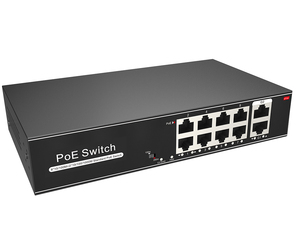 Switch réseau PoE 8 ports 120W GWS H1108PGL 100M avec 2 ports RJ45 1000M 250m, Plug & Play pour bureau et montage mural - Product Image 2