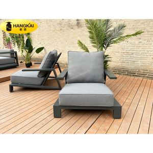 Muebles de patio Hotel patio exterior muebles de aluminio piscina al aire libre sofá jardín sillón con cojín - Product Image 4