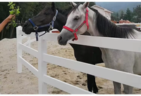 Clôture à cheval en PVC en vinyle blanc résistant aux UV Offre Spéciale pour ferme et enclos