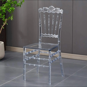 Silla Transparente de PC para Bodas y Eventos, Silla Napoleón de Lujo con Cojín para Banquetes y Recepciones, Venta al Por Mayor - Product Image 3